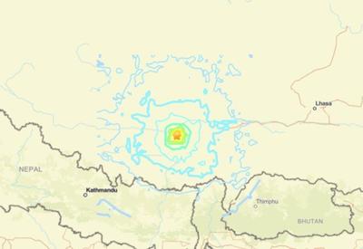 Terremoto de magnitude 5,6 atinge região da China Terremoto de magnitude 5,6 atinge região da China