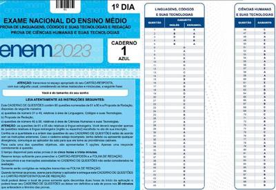 Enem 2023: Veja o gabarito oficial das provas objetivas Enem 2023: Veja o gabarito oficial das provas objetivas