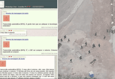 Facção planejou comprar drone noturno para vigiar polícia no Rio: "A gente tem que se adequar à tecnologia" Facção planejou comprar drone noturno para vigiar polícia no Rio: "A gente tem que se adequar à tecnologia"