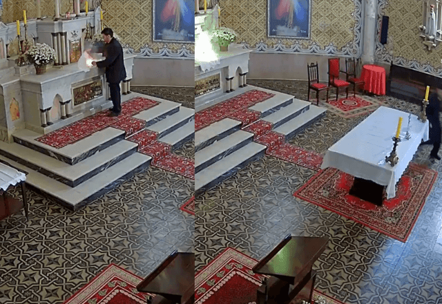 Imagem da noticia Homem explode bomba dentro de igreja em Santa Catarina