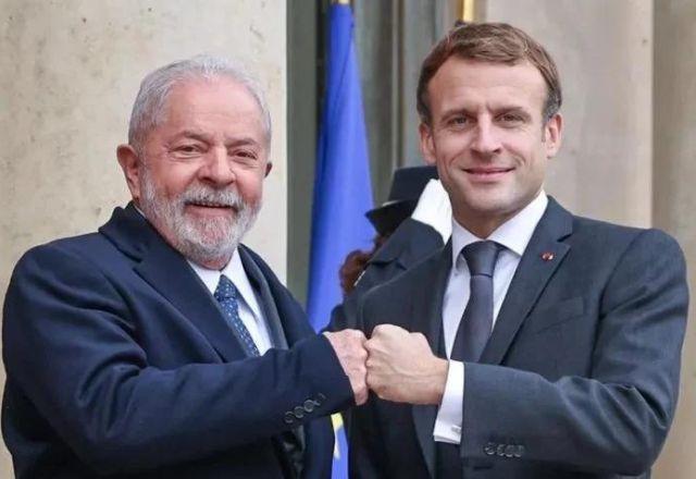 Macron expressa apoio à Lula para realizar COP na Amazônia em 2025 Macron expressa apoio à Lula para realizar COP na Amazônia em 2025