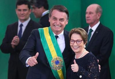 Aliados defendem Tereza Cristina como vice de Bolsonaro Aliados defendem Tereza Cristina como vice de Bolsonaro