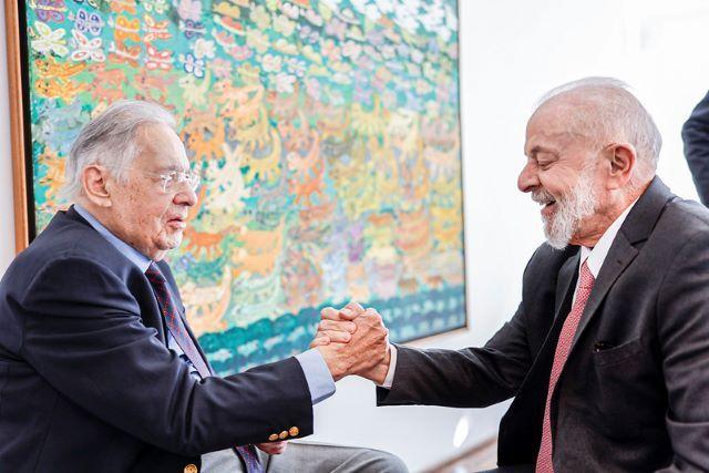 Lula se encontra com ex-presidente FHC em São Paulo Lula se encontra com ex-presidente FHC em São Paulo