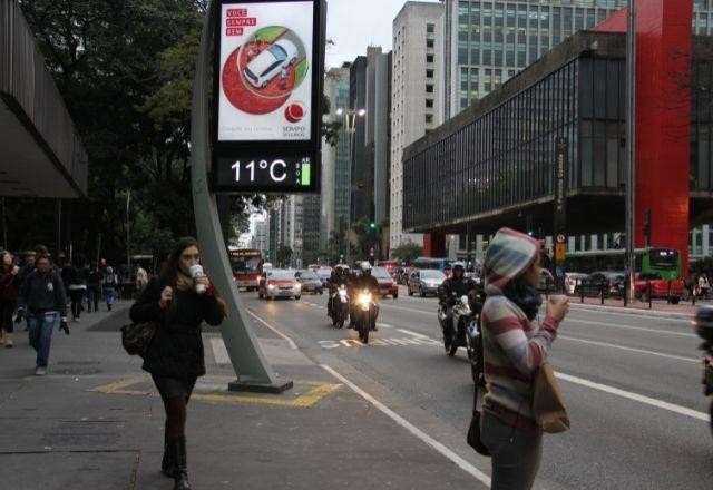 Imagem da noticia Sensação térmica em SP pode chegar até 3ºC abaixo do registrado