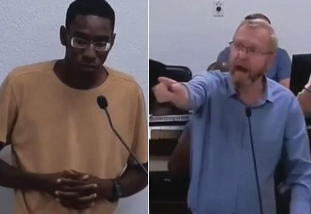 Imagem da noticia Jovem é ameaçado de prisão após criticar vereadores em tribuna