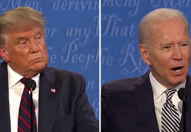 Biden mantém pequena vantagem sobre Trump nas eleições dos EUA Biden mantém pequena vantagem sobre Trump nas eleições dos EUA