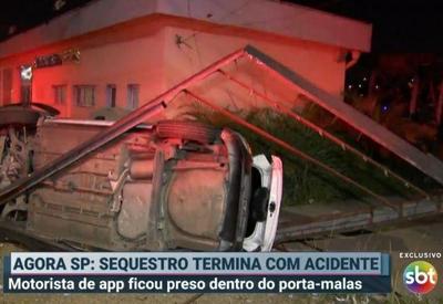 Dupla que fazia motorista refém é presa em Guarulhos Dupla que fazia motorista refém é presa em Guarulhos