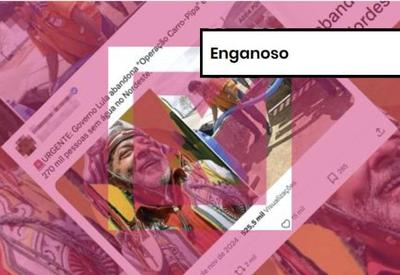 Post engana ao afirmar que a Operação Carro-Pipa foi abandonada pelo governo federal Post engana ao afirmar que a Operação Carro-Pipa foi abandonada pelo governo federal