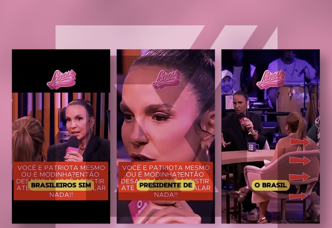 Imagem da noticia Vídeo em que Ivete Sangalo elogia Lula foi criado com inteligência artificial