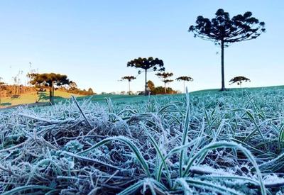 Tempo promete geadas em regiões de serra no Sudeste e Sul nesta sexta-feira; veja previsão Tempo promete geadas em regiões de serra no Sudeste e Sul nesta sexta-feira; veja previsão