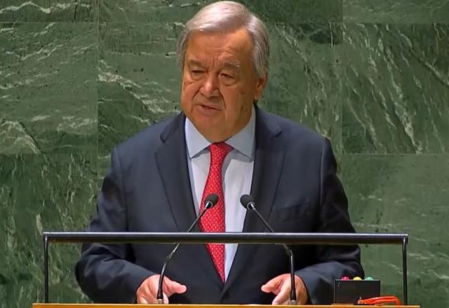 Secretário-geral da ONU, Guterres cobra responsabilidade com o planeta Secretário-geral da ONU, Guterres cobra responsabilidade com o planeta