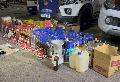 Suspeito de falsificar e adulterar bebidas alcoólicas é preso no Distrito Federal Suspeito de falsificar e adulterar bebidas alcoólicas é preso no Distrito Federal