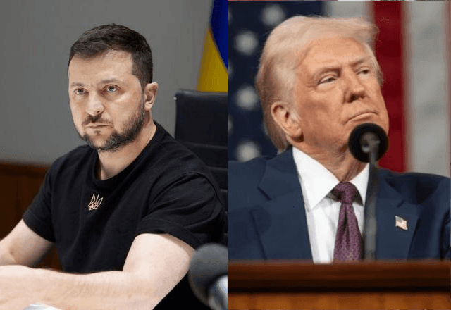 Imagem da noticia Trump e Zelensky conversam sobre a retomada do envio de armamentos para a Ucrânia