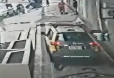 Cadela é atropelada e morta por viatura da PM Cadela é atropelada e morta por viatura da PM