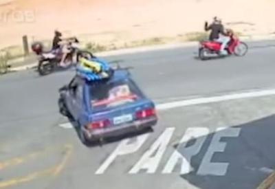 Vídeo: assalto termina com moto recuperada em São Paulo Vídeo: assalto termina com moto recuperada em São Paulo