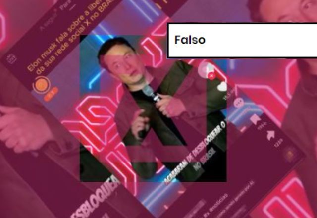 Imagem da noticia FALSO: Vídeo não mostra Musk dizendo que suspensão do X no Brasil teria sido “jogo sujo”