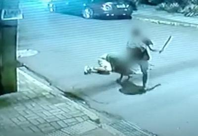 Turista é esfaqueado no rosto durante assalto em Recife (PE) Turista é esfaqueado no rosto durante assalto em Recife (PE)