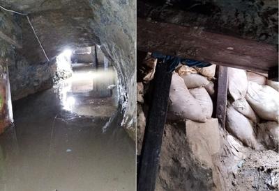 Presos cavam túnel para tentar fugir de presídio em Bangu, no Rio Presos cavam túnel para tentar fugir de presídio em Bangu, no Rio