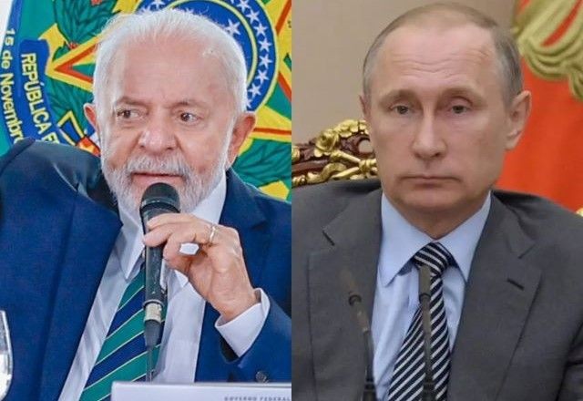 Imagem da noticia Lula e Putin conversam por telefone sobre proposta de paz para guerra na Ucrânia e incêndios no Brasil