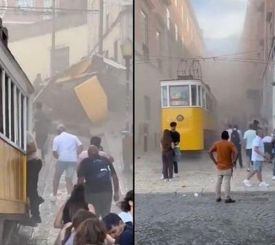 Descarrilamento do Elevador da Glória deixa ao menos 15 mortos em Lisboa Descarrilamento do Elevador da Glória deixa ao menos 15 mortos em Lisboa