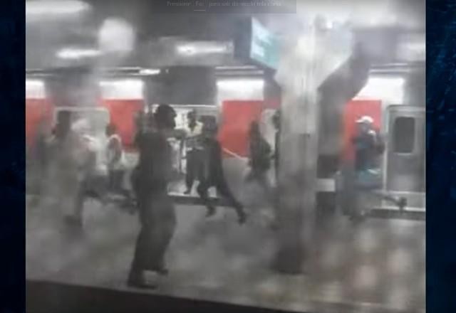 Imagem da noticia Torcedores do Palmeiras e São Paulo brigam em estação de trem