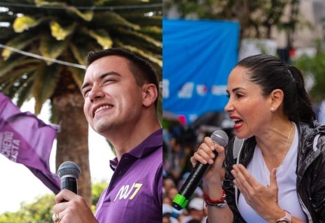 Imagem da noticia Eleições no Equador: presidente Daniel Noboa e advogada Luisa González disputam 2º turno
