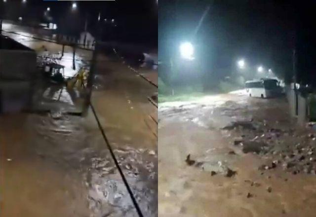 Temporal deixa criança de 2 anos desaparecida e 200 pessoas desabrigadas, em General Carneiro, Paraná Temporal deixa criança de 2 anos desaparecida e 200 pessoas desabrigadas, em General Carneiro, Paraná