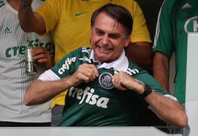 Imagem da noticia Palmeirense, Bolsonaro agora aposta no Flamengo