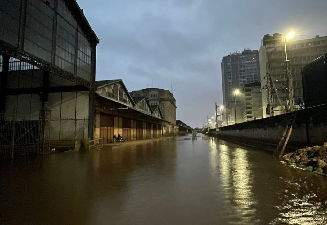 Imagem da noticia Nível do Guaíba volta a subir e ultrapassa cota de inundação em Porto Alegre
