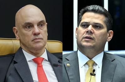 Moraes e Alcolumbre discutem segurança pública em reunião no Congresso Moraes e Alcolumbre discutem segurança pública em reunião no Congresso