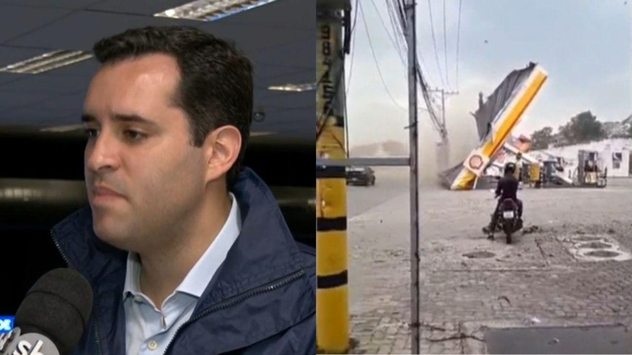 Após vendaval, prefeito do Rio orienta evitar deslocamentos Após vendaval, prefeito do Rio orienta evitar deslocamentos